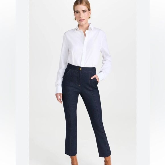 Veronica Beard KIMRA DENIM PANT size 0 NWT $398 - Picture 6 of 10